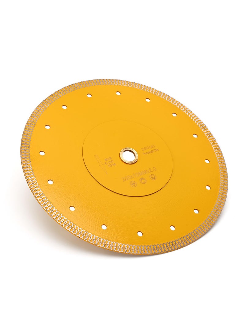 OSTEK 10 Inch Super Thin Wet Diamond Porcelain Saw Blade Tile Blade for Dry or Wet Cutting Porcelain Tiles Granite Marblesâ€¦â€¦ - Image 2